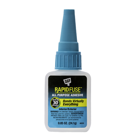 RAPIDFUSE DAP RapidFuse High Strength Glue All Purpose Adhesive, 0.85 oz 00155